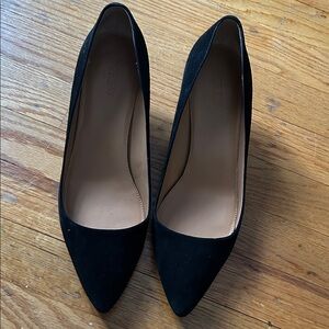 J Crew💕Black Suede kitten heel💕Women's Pumps💕Sz 10
